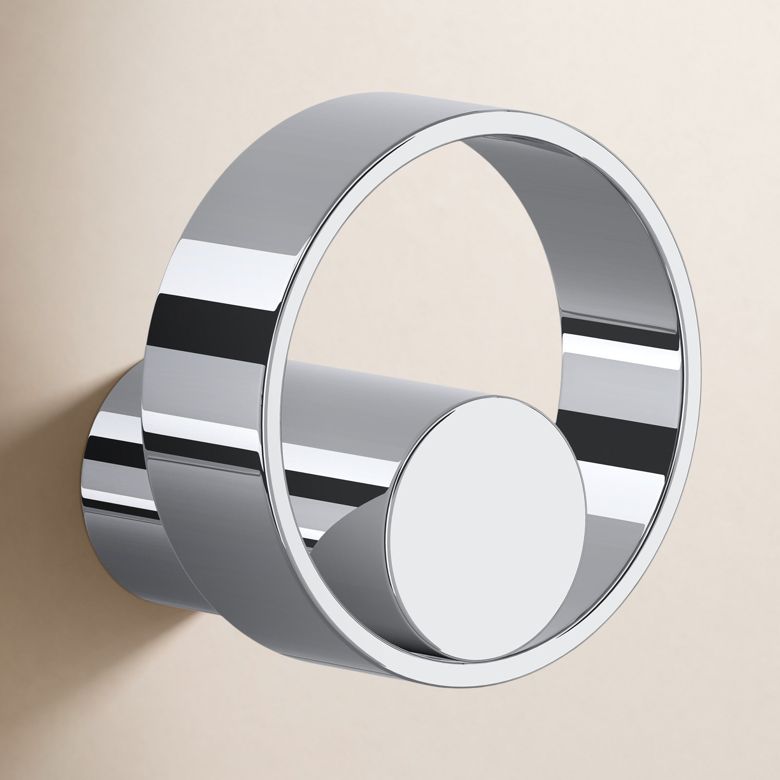 Eclissi Robe Hook, Polished Chrome