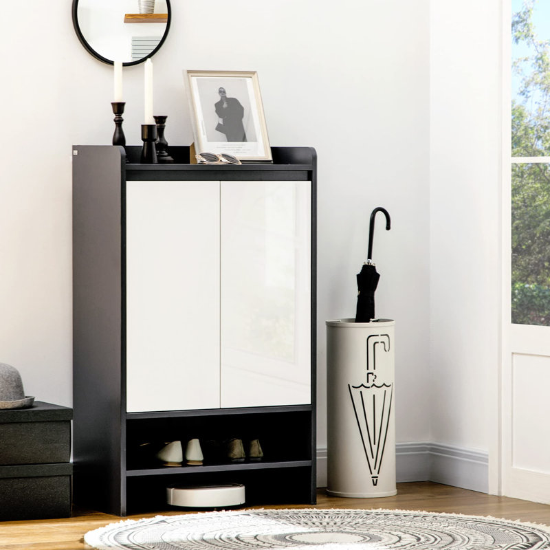 Bianchini 15 Pair Shoe Storage Cabinet