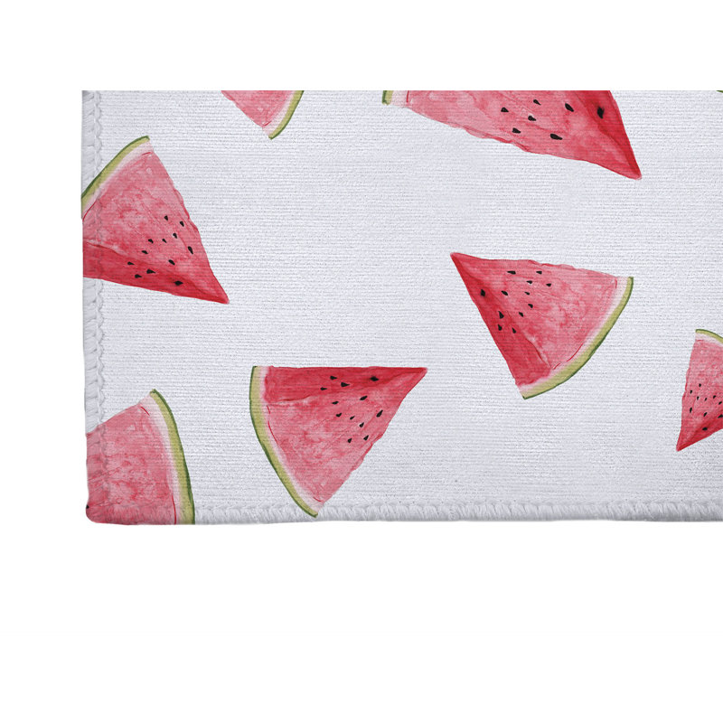 Tapis d'extérieur Summer Melon, Tapis de couloir 2 pi 6 po x 8 pi