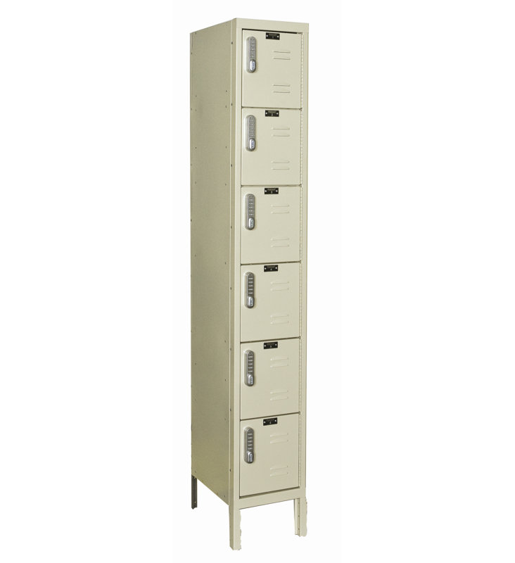 Casier large à 6 niveaux 1 DigiTech, L 12 po x P 15 po x H 78 po