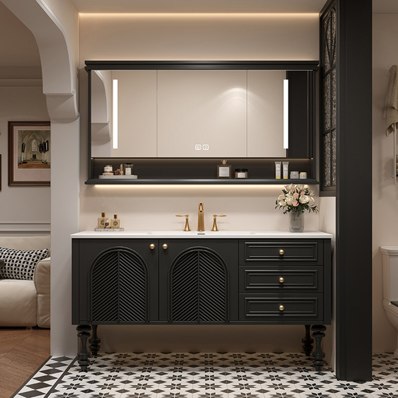 Armoire de salle de bain de style américain, 51"