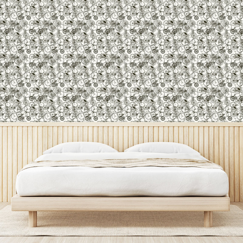 Rouleau de papier peint adhésif Cassiday, L 13 po x L 72 po