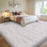 Tapis à poils longs blanc crème doux pour le salon Chambre à coucher Chambre d'enfant