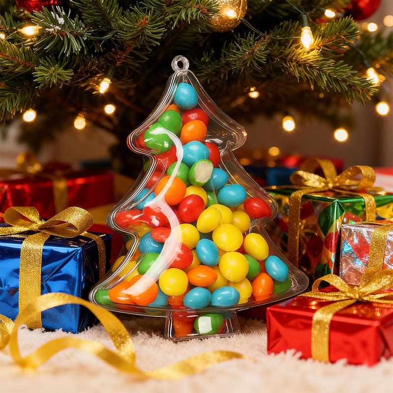 Boîte de bonbons de Noël
