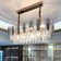 10 - Light Crystal Rectangular Pendant