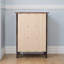 Ensemble de 2 tables de chevet 3 tiroirs Lurne Cappuccino-2028263085