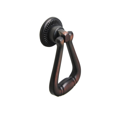 Utopia Alley Soffi Cabinet Ring Pull Knob - Decorative Cabinet Drop Pull Knobs For Cabinets And Drawers - Vintage Cabinet Hardware With Hand Finished Oil Rubbed Bronze - Metal Drawer Pull Knobs 2.0" (Set Of 25)