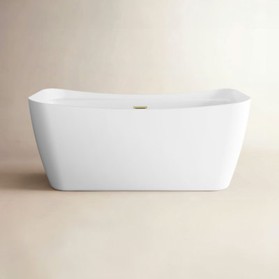 Dezra 59" Freestanding Soaking Bathtub