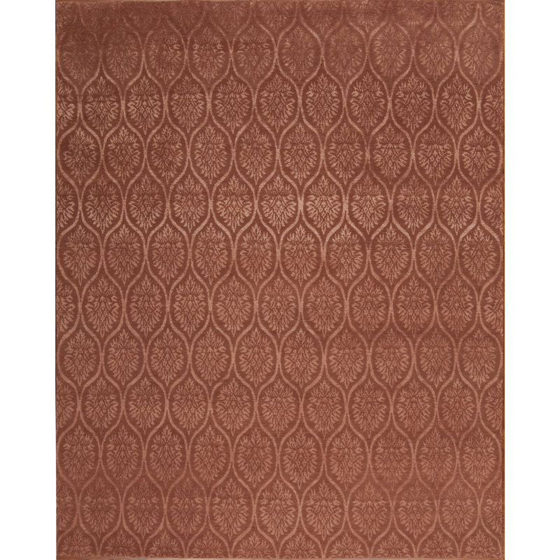 Modern Tibet Hand Knotted Area Rug, Rectangle 4' x 6'