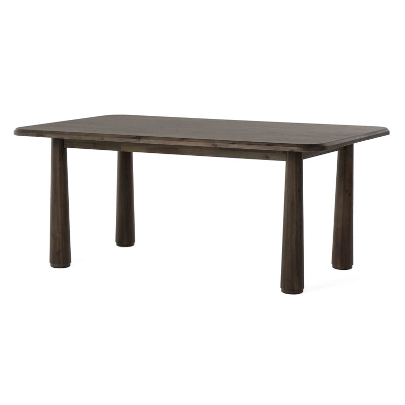 Table de salle à manger Meridian, H 30 po x l 35,4 po x L 71 po, Espresso brun