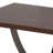 Black Nickel End Table with Bottom Shelf