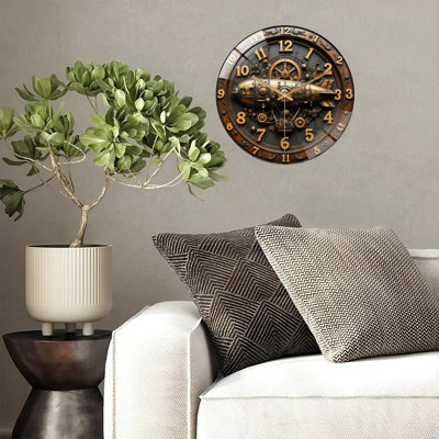 Horloge murale rétro Vintage Steampunk