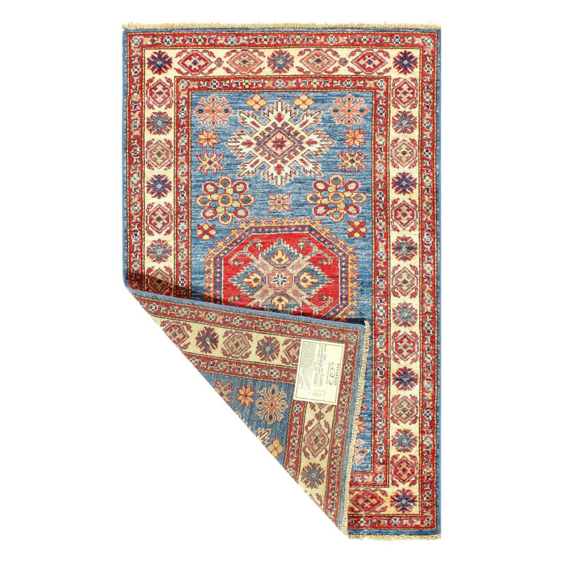 Meilanie Oriental Area Rug in Light Blue