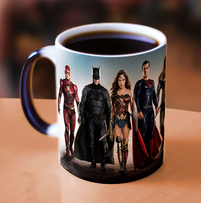 Justice League Movie - United We Stand Morphing Mugs Heat-Changing Drinkware - 11oz Morphing Mugs