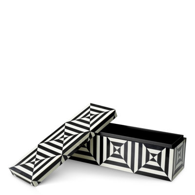 Box Hawtrone Black White