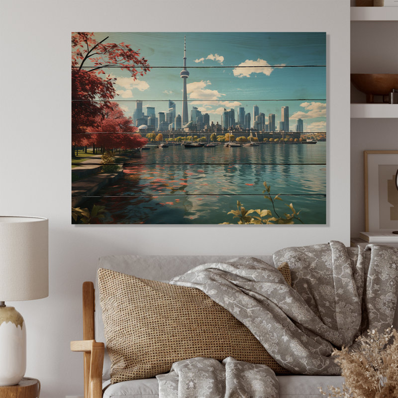 Severa Toronto, Canada, pendant la journée, sur bois, H 24 po x l 32 po x P 0,78 po