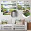 «Greens And Dreams Golf Course Landscape II», reproduction d'art en métal moderne, art mural en métal Golf-286742834