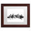«Vancouver Canada Skyline B&W», impression encadrée-70580625-70580626-17771765