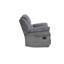 Fauteuil inclinable gris foncé en velours côtelé, ensembles inclinables modernes pour le salon / véhicule récréatif / appartement