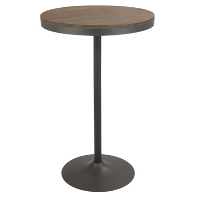 Adjustable Bar / Dinette Table in Grey and Brown