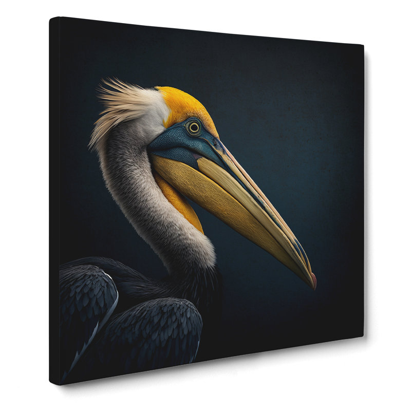 Pelican Bauhaus - Wrapped Canvas, 35cm H x 35cm W x 3cm D