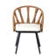 Extérieur élégant avec chaises en PE et table contemporaine-1823667936
