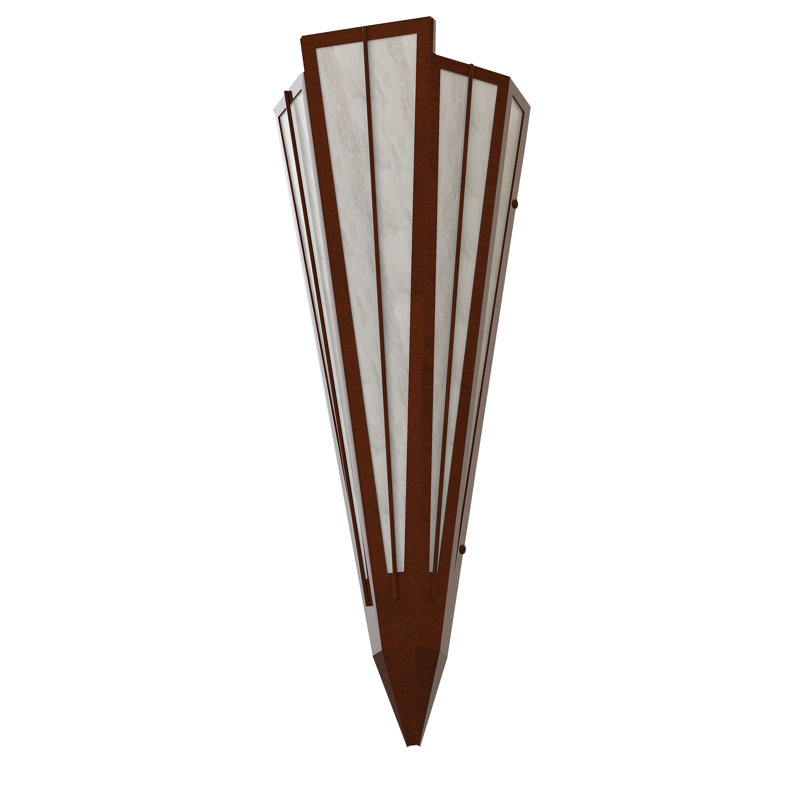 Brum 1 - Light Flush Mounted Sconce, Mahogany Bronze