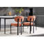 Ensemble de 2 chaises de salle à manger modernes, chaises de cuisine rembourrées avec pieds en métal-837009478