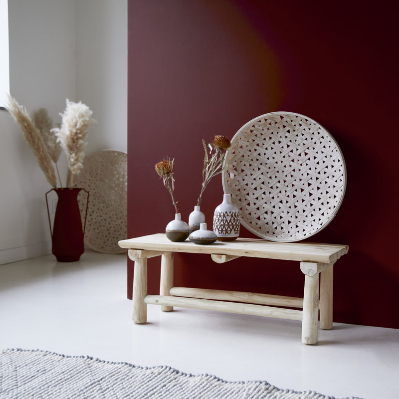 Kilim Solid Wood End Table