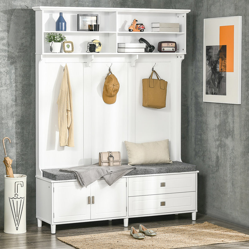 Hall Tree With Storage Bench