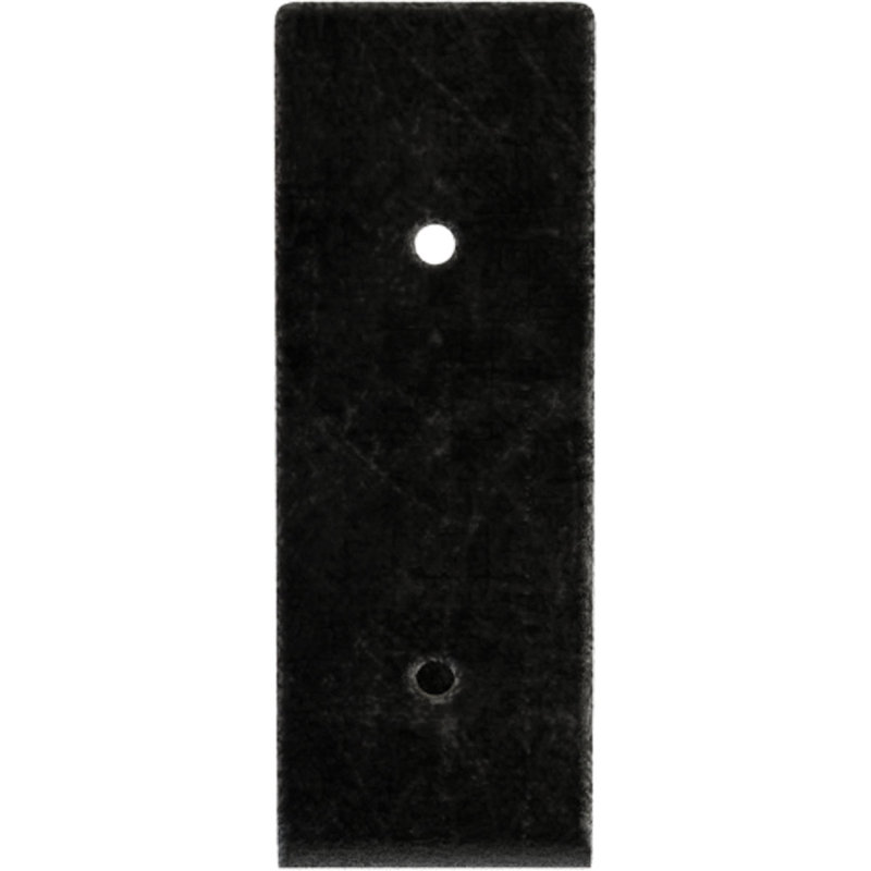 Support de tablette en acier, H 5 po x l 2 po x P 6 po, Étain antique