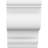 7"W x 12"D x 12"H Standard Scroll Architectural Grade PVC Corbel-33860091