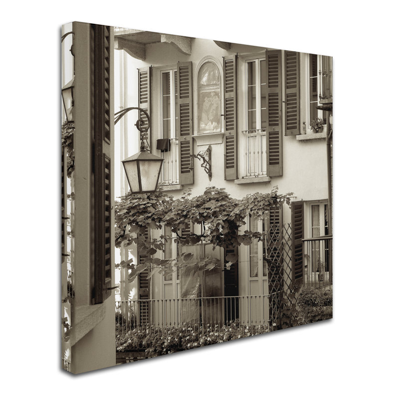 Alan Blaustein «Bellagio I», reproduction de photo sur toile tendue, H 14 po x l 14 po x P 2 po