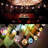 30-ft 30-Bulb Color Changing Outdoor Globe String Light Shatterproof Low Voltage Output