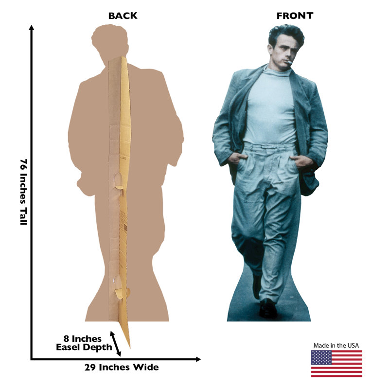 James Dean Life-Size Cardboard Standup Display