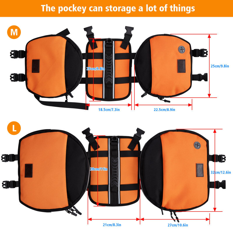 Large Size Backpack Dog Saddle Bag