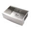Station de travail d'évier de cuisine 30 po x 22 po x 10 po, tablier, acier inoxydable, nickel brossé, cuve simple de construction robuste 30 po x 22 po x 10 po, et fiable