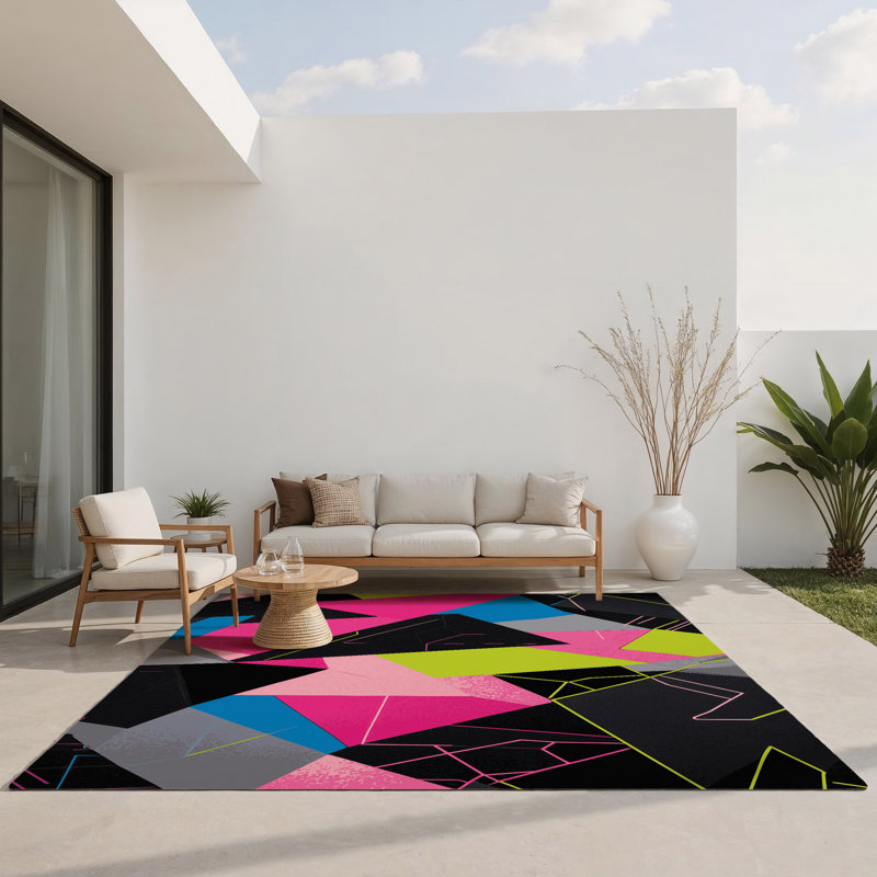 Tapis synthétique intérieur et extérieur, Rectangle 1 pi 6 po x 2 pi 6 po
