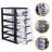 Desk Organizer With Drawer 5 Layers Desktop Storage Organizer Transparent Desk Storage Box Plastic Makeup Organizer For Craft Cosmetics Sundries