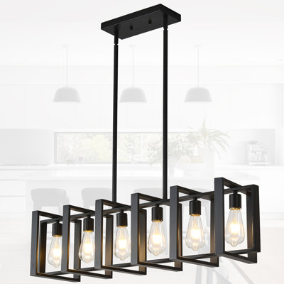 Cusson 6 - Light Kitchen Island Pendant