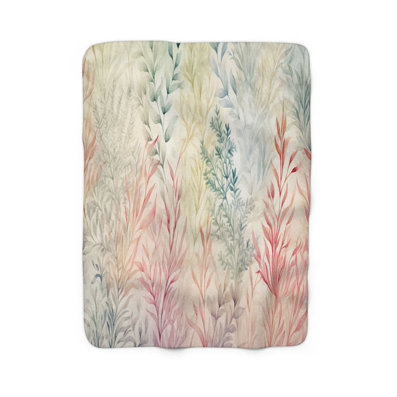  Couverture Delicate Seashore Whispers, Lit simple