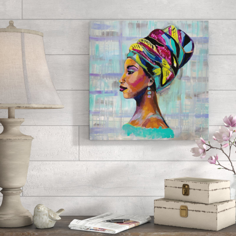 Fierce by Jeanette Vertentes - Wrapped Canvas Painting, 51cm H x 51cm W