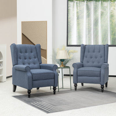 Riley Upholstered Recliners (Set of 2)