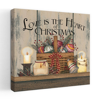 «Love Is The Heart Of Christmas», art contemporain en pin