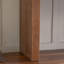 Bois massif, console avec bois massif pour le salon, longue table de canapé derrière le canapé, table d'entrée étroite rétro pour le vestibule du couloir