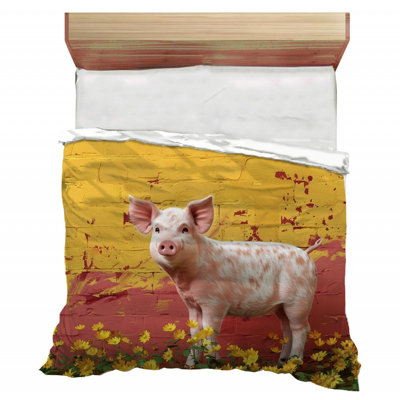 Plain Weave Muslin Microfiber / Polyester Comforter