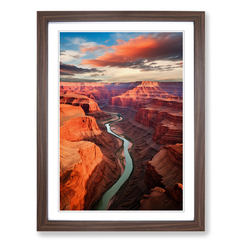 Grand Canyon Conceptual - Framed Print