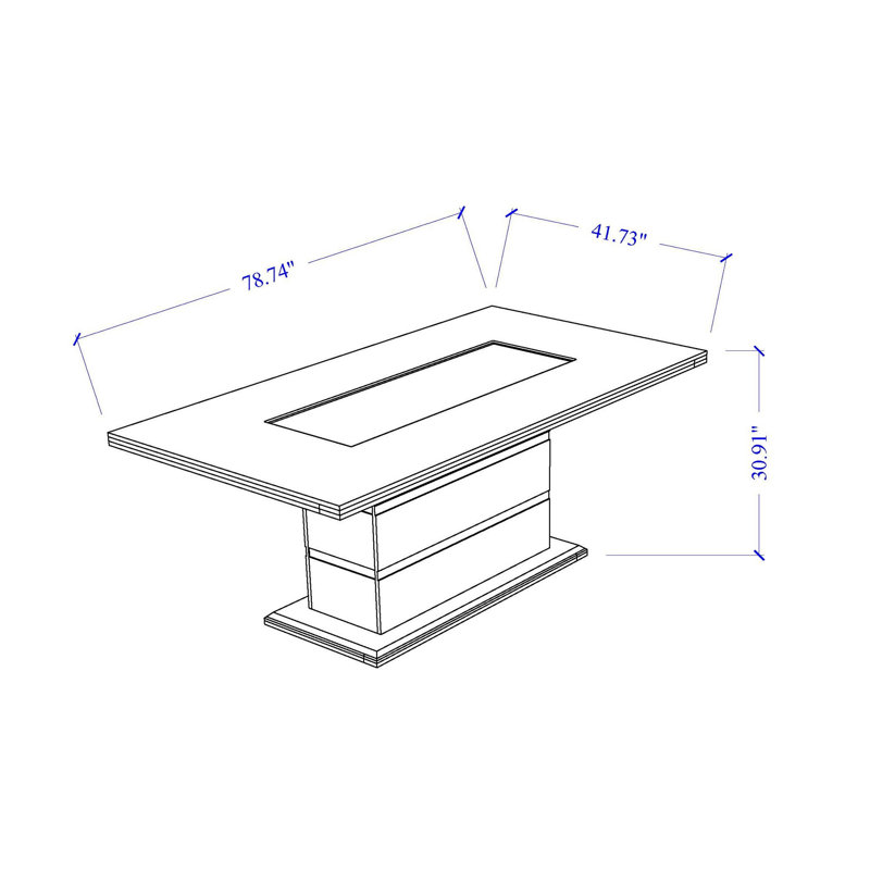 ARIYA BLACK DINING TABLE