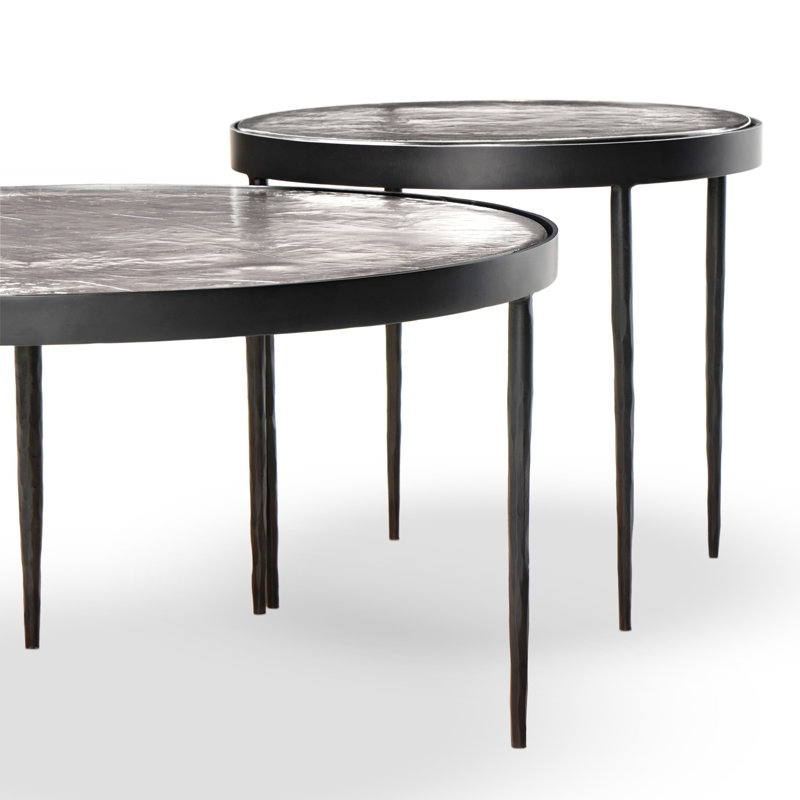 Yoko Glass Nesting Coffee Table
