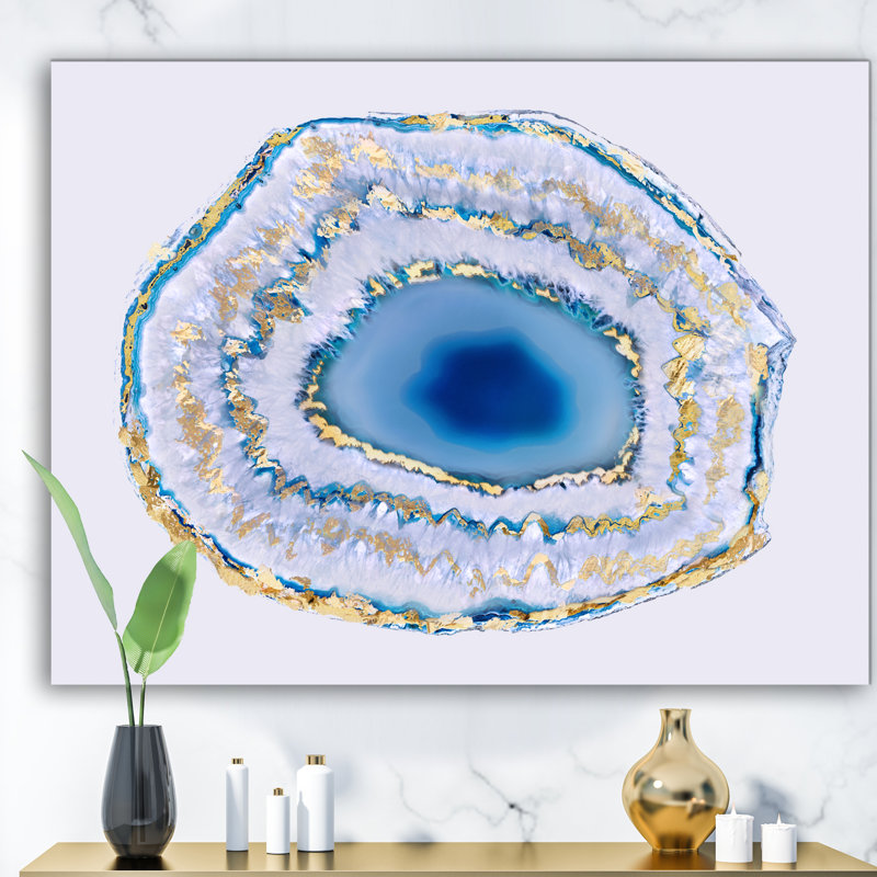 « agate », reproduction sur toile, Toile tendue, H 20 po x l 20 po x P 1 po